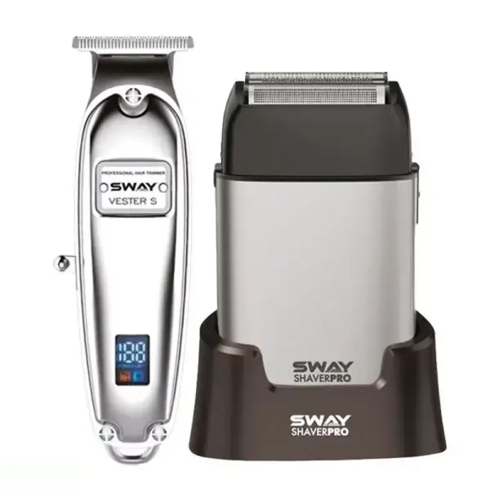 Набір для стрижки тример та шейвер Sway Vester S, Shaver Pro Silver (115 KIT10)