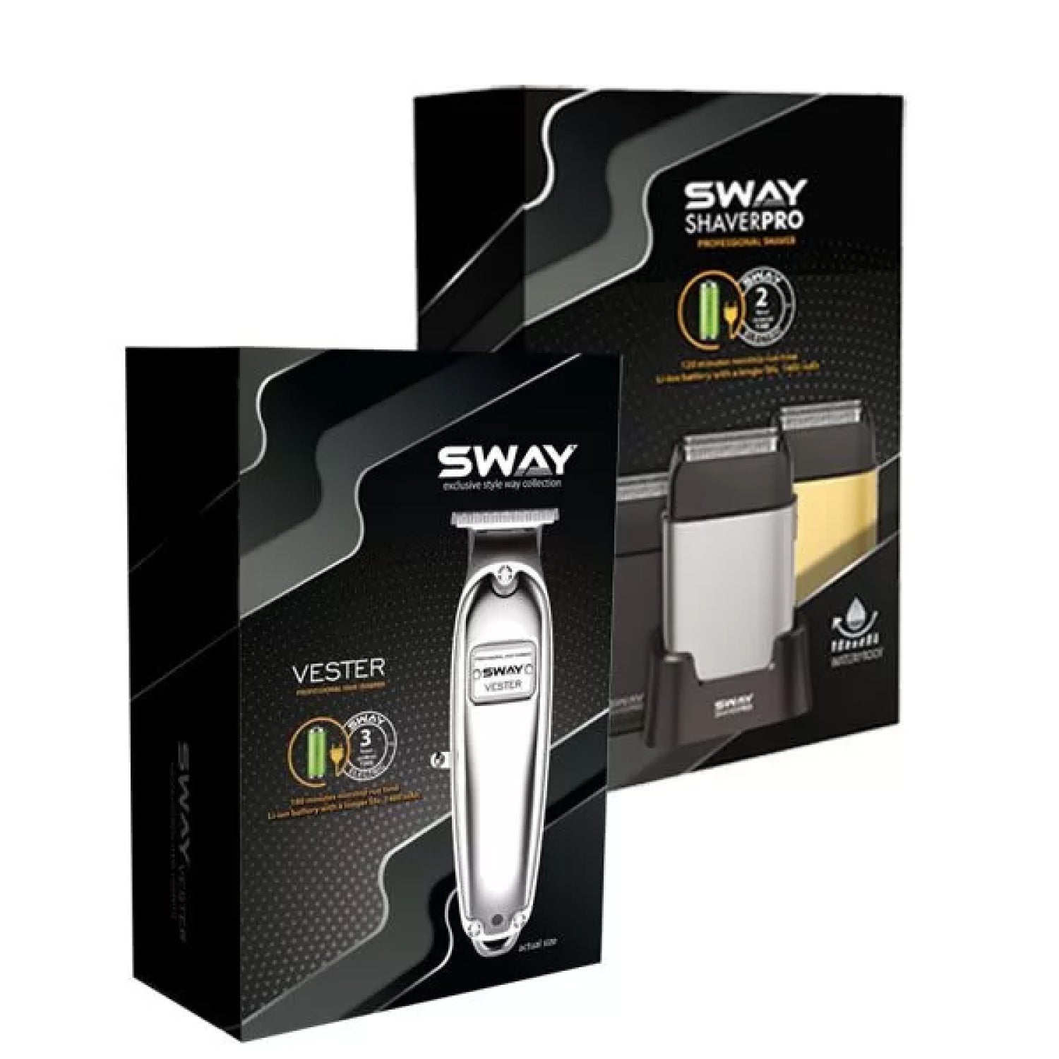 Набір для стрижки тример та шейвер Sway Vester, Shaver Pro Silver (115 KIT9)