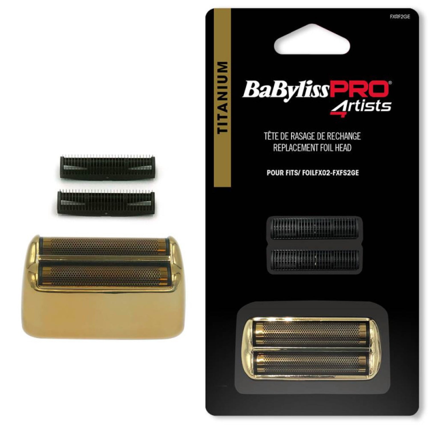 Сітка та ніж  для шейвера BaByliss PRO Foil FX02 Gold Shaver FXRF2GE (FXRF2GE)