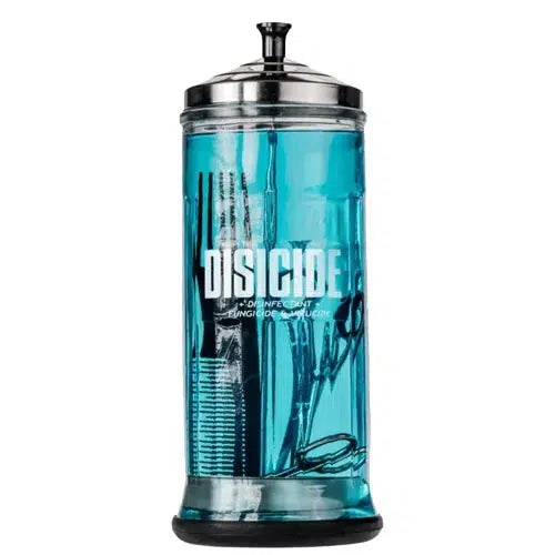 Колба для дезінфекції інструментів Disicide Large Glass Jar, 1100 ml-D720017-Disicide-Blade Runner Shop | Інтернет-магазин інструментів для перукарів (1)