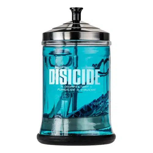 Колба для дезінфекції інструментів Disicide Medium Glass Jar, 750 ml-D720018-Disicide-Blade Runner Shop | Інтернет-магазин інструментів для перукарів (1)