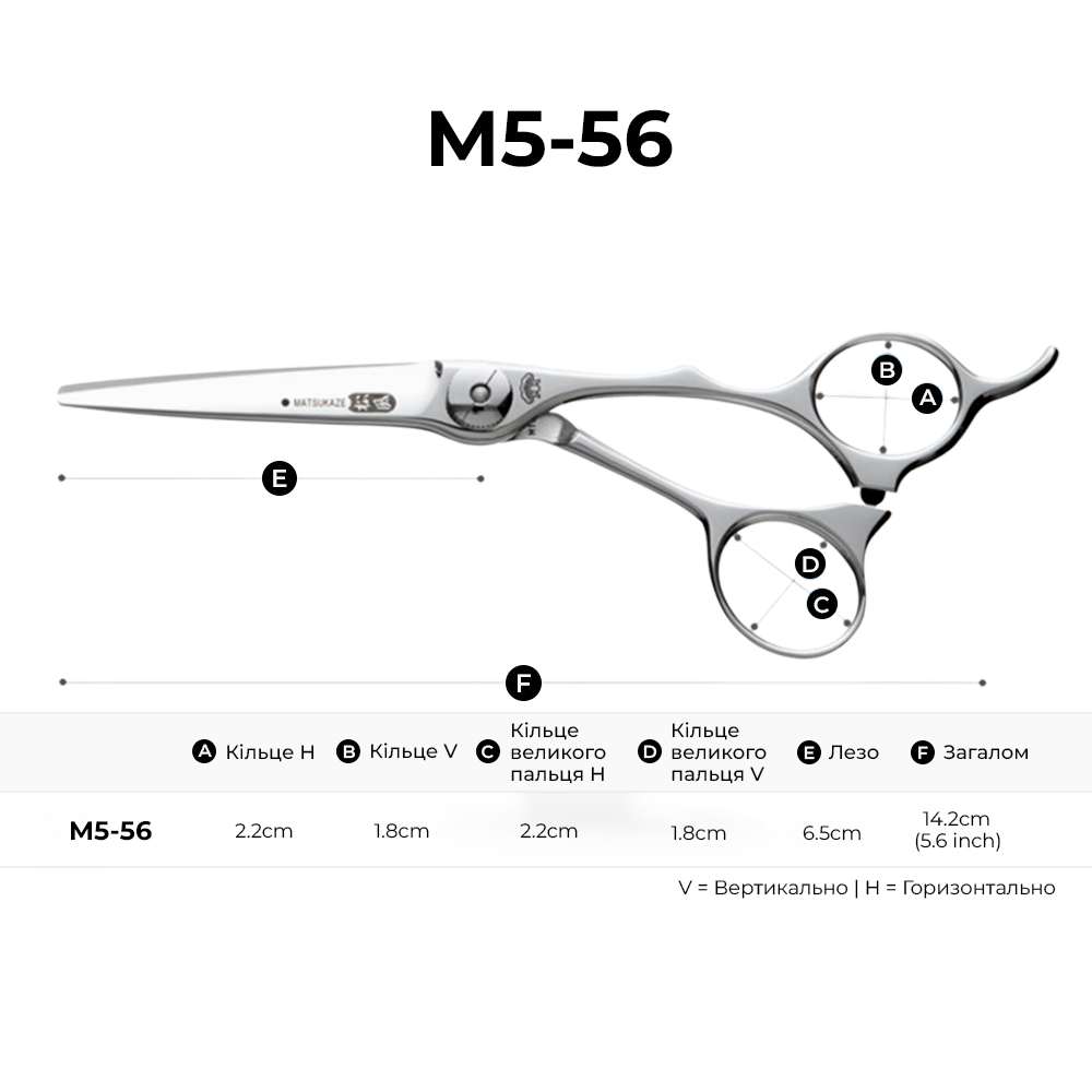 Matsukaze M5-56 Cut 5.6" Convex