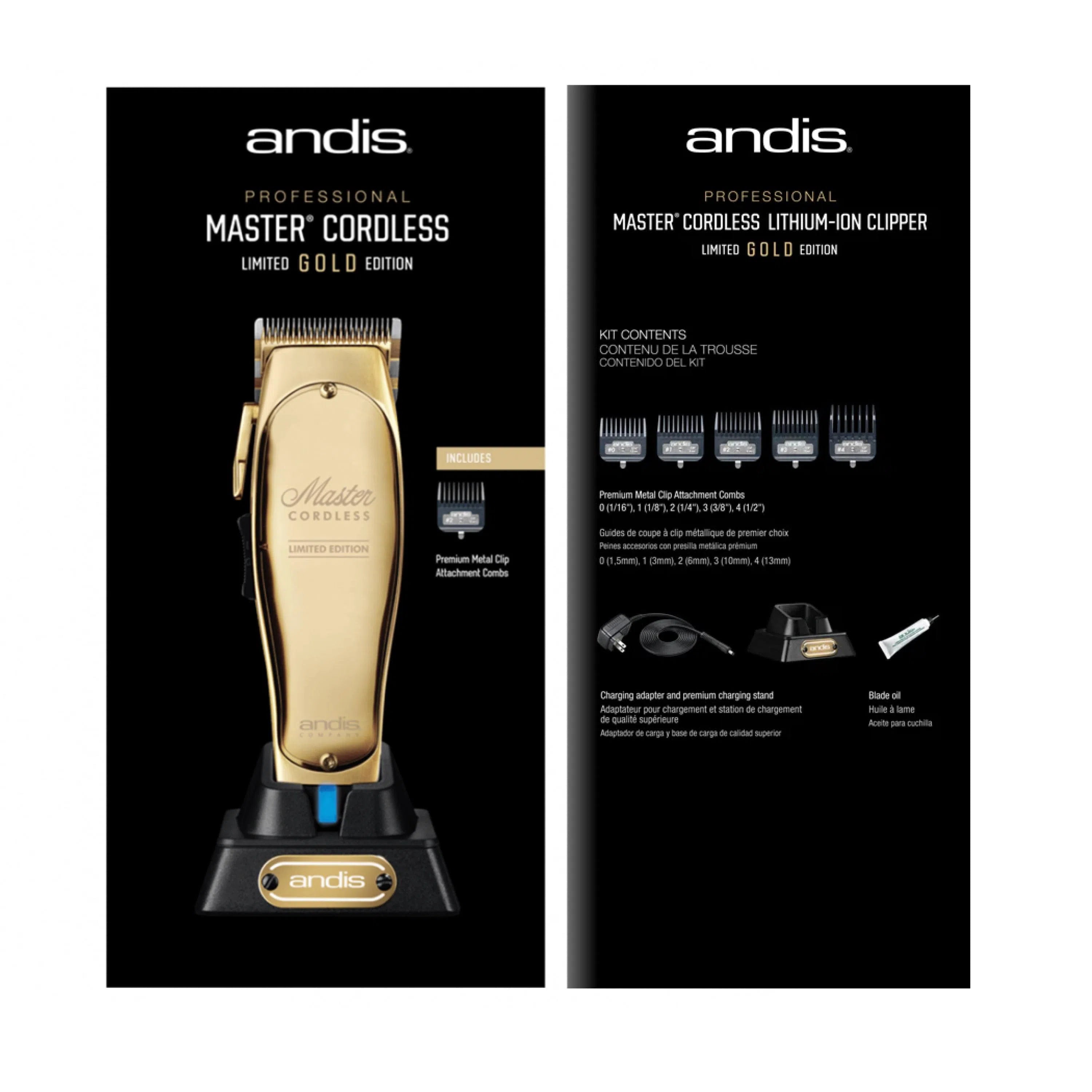 Машинка для стрижки Andis Master MLC Cordless Limited Gold Edition (AN 12545)-AN 12545-Andis-Blade Runner Shop | Інтернет-магазин інструментів для перукарів (6)