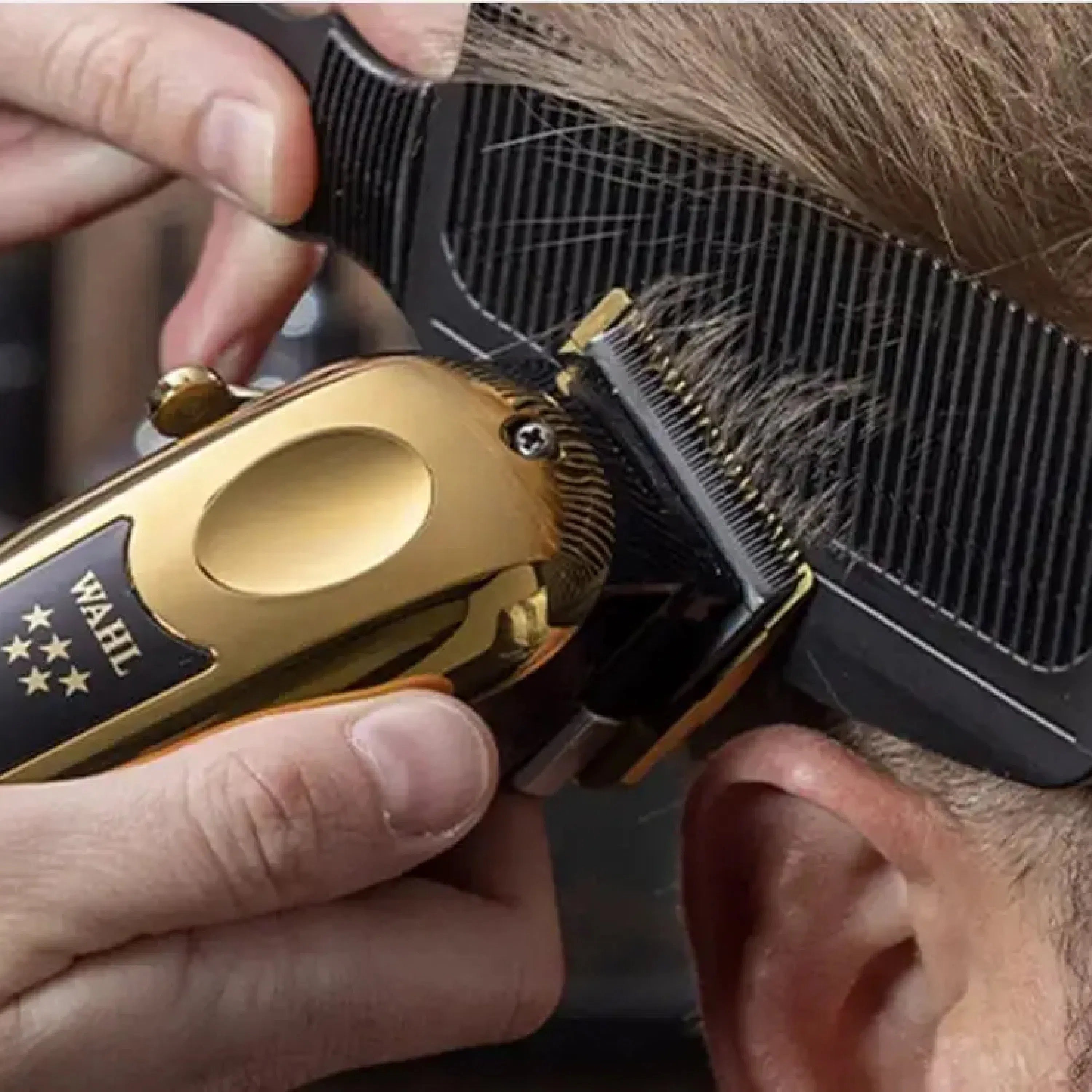 Машинка для стрижки Wahl Magic Clip Cordless 5 star Black&Gold (08148-716)