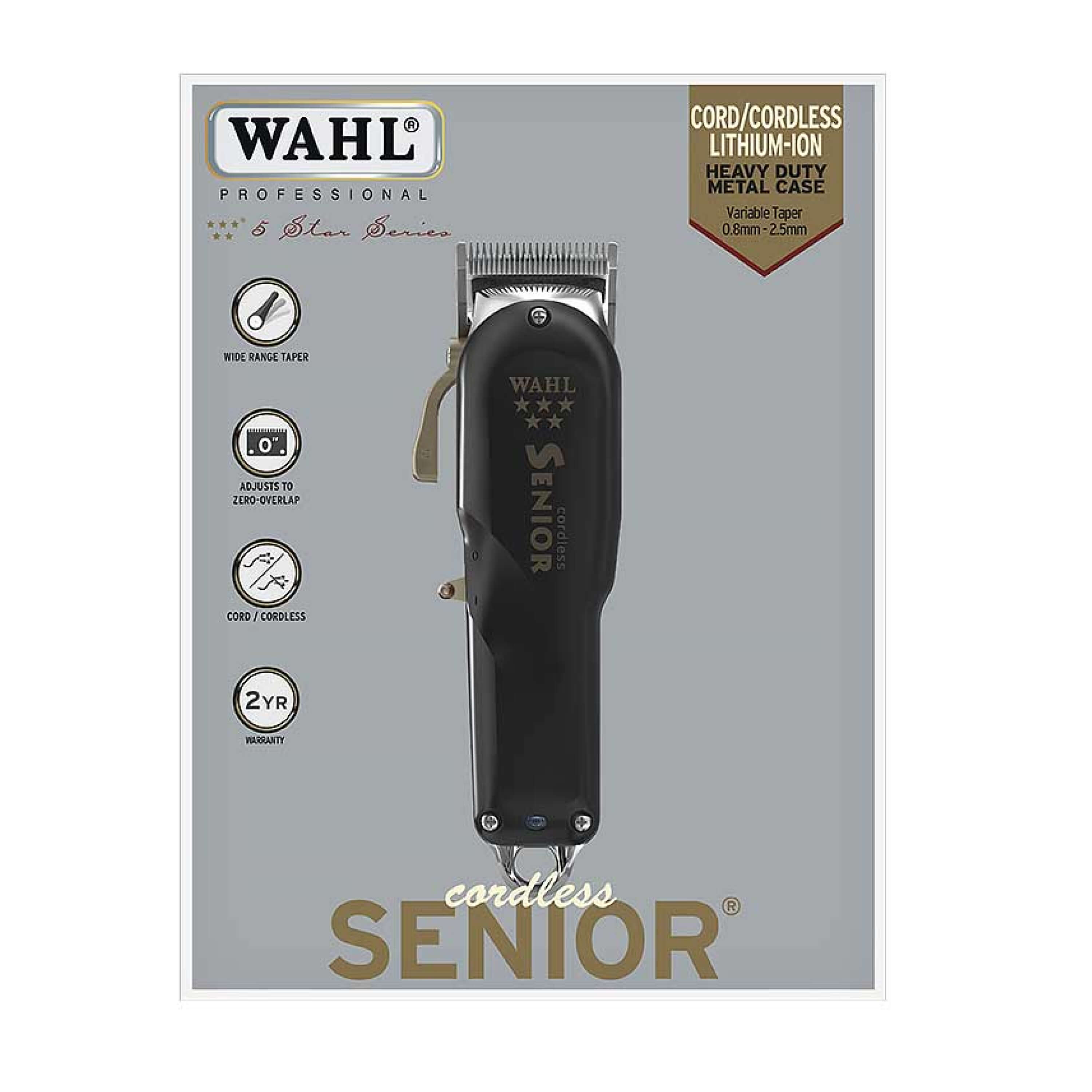 Набір машинка Wahl Senior і тример Detailer, акумуляторний + зарядна станція в подарунок