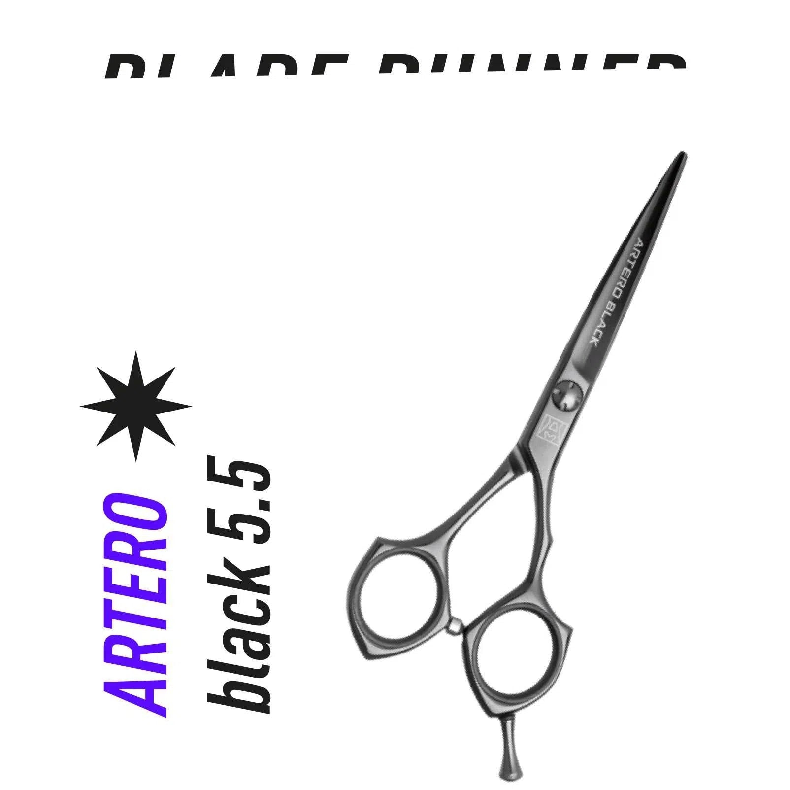 Ножиці Artero TUERAS BLACK 5.5-T44455-Artero-Blade Runner Shop | Інтернет-магазин інструментів для перукарів (2)