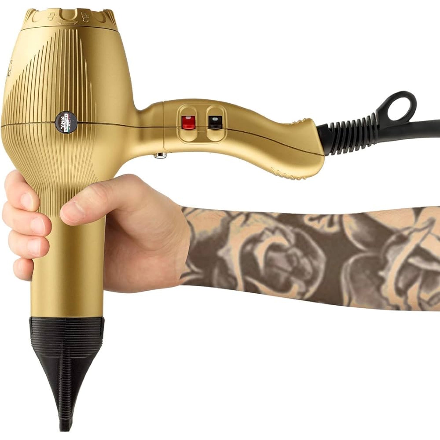 Фен для волосся Gamma Piu Barber Phon Matt Gold 1800-2000 W Hairdryer (PAG55BARBER_G)