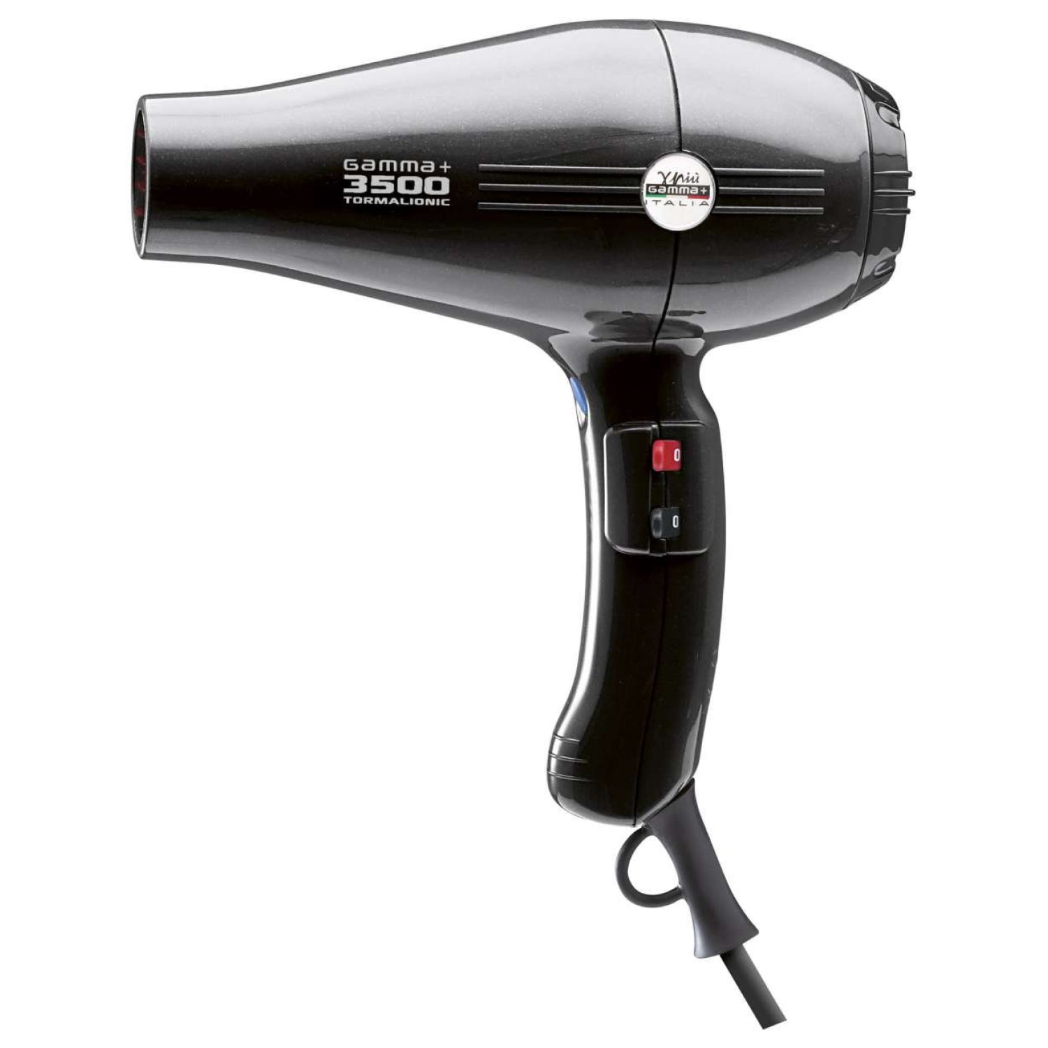 Фен для волосся Gamma Piu 3500 Tormalionic Black 2100-2500 W Hairdryer (PAGAM35NWTO_)