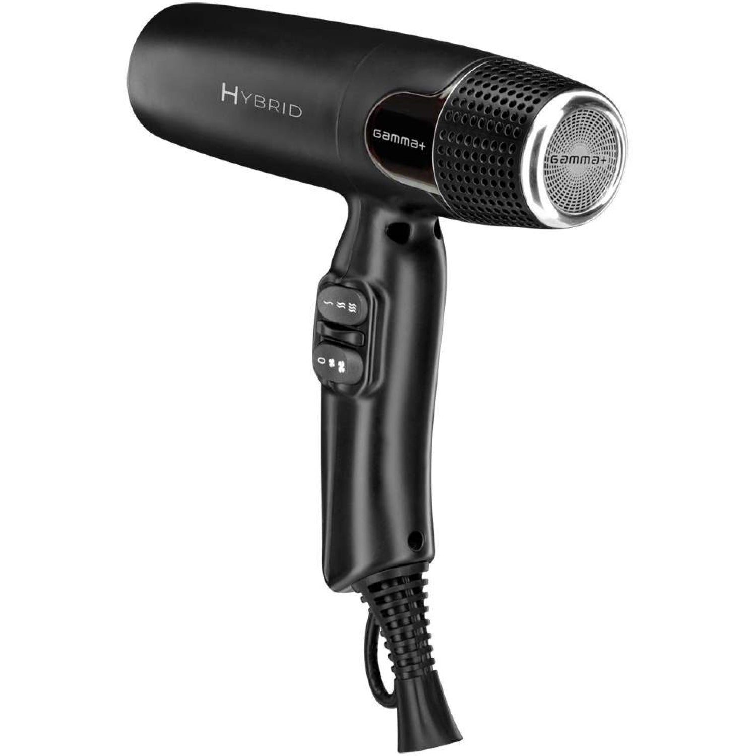 Фен для волос Gamma Piu Hybrid Matt Black 1800 W Hairdryer (PAGAMHYBRIDB)