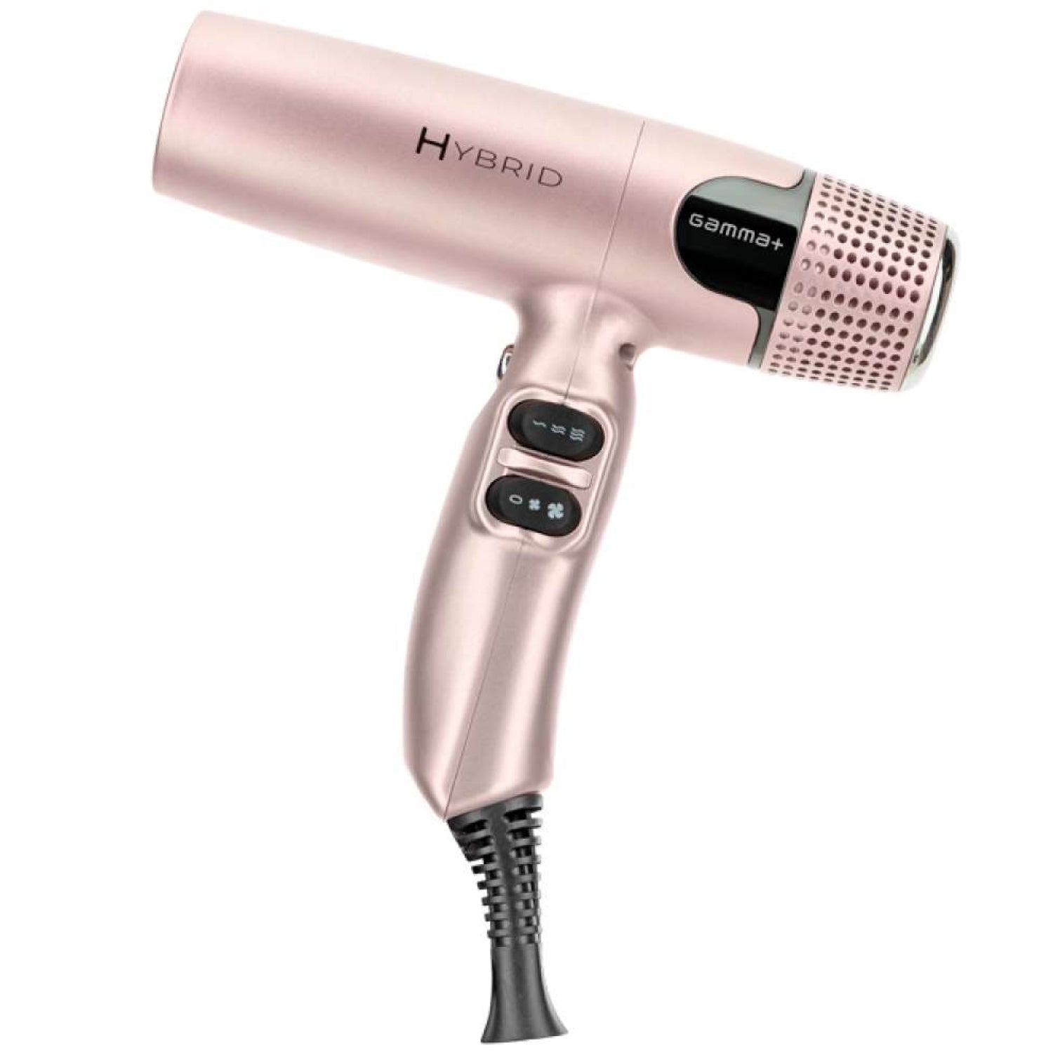 Фен для волосся Gamma Piu Hybrid Matt Gold Rose 1800 W Hairdryer (PAGAMHYBRIDGR)