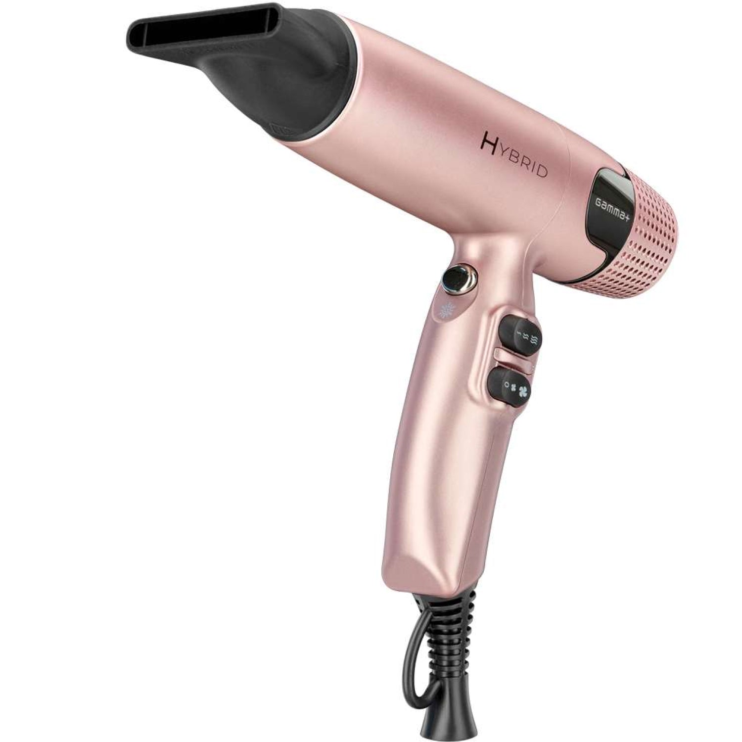 Фен для волосся Gamma Piu Hybrid Matt Gold Rose 1800 W Hairdryer (PAGAMHYBRIDGR)