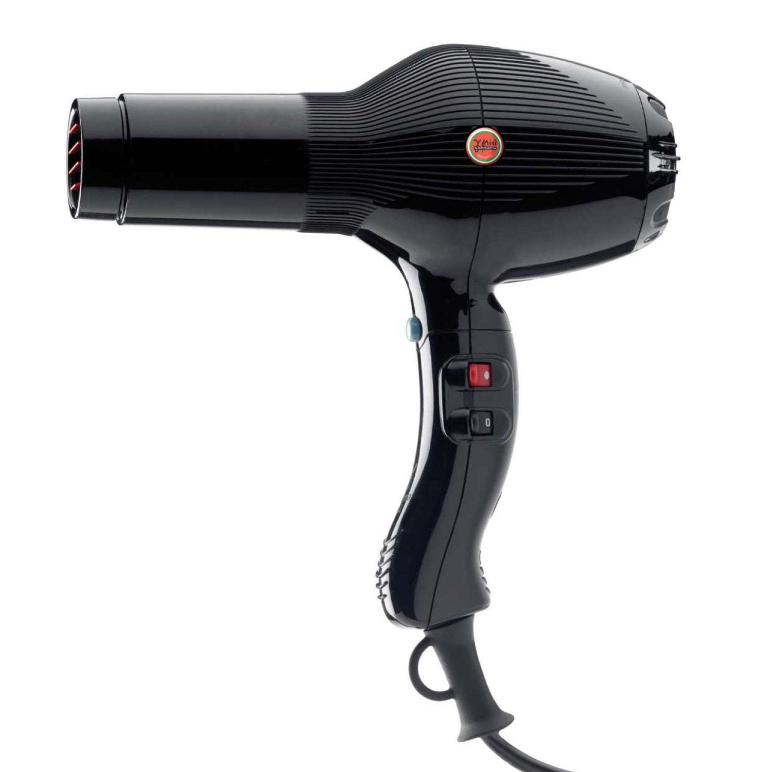 Фен для волосся Gamma Piu 5555 Turbo Tormalionic Black 2000-2400 W Hairdryer (PAGAMMA55IT)