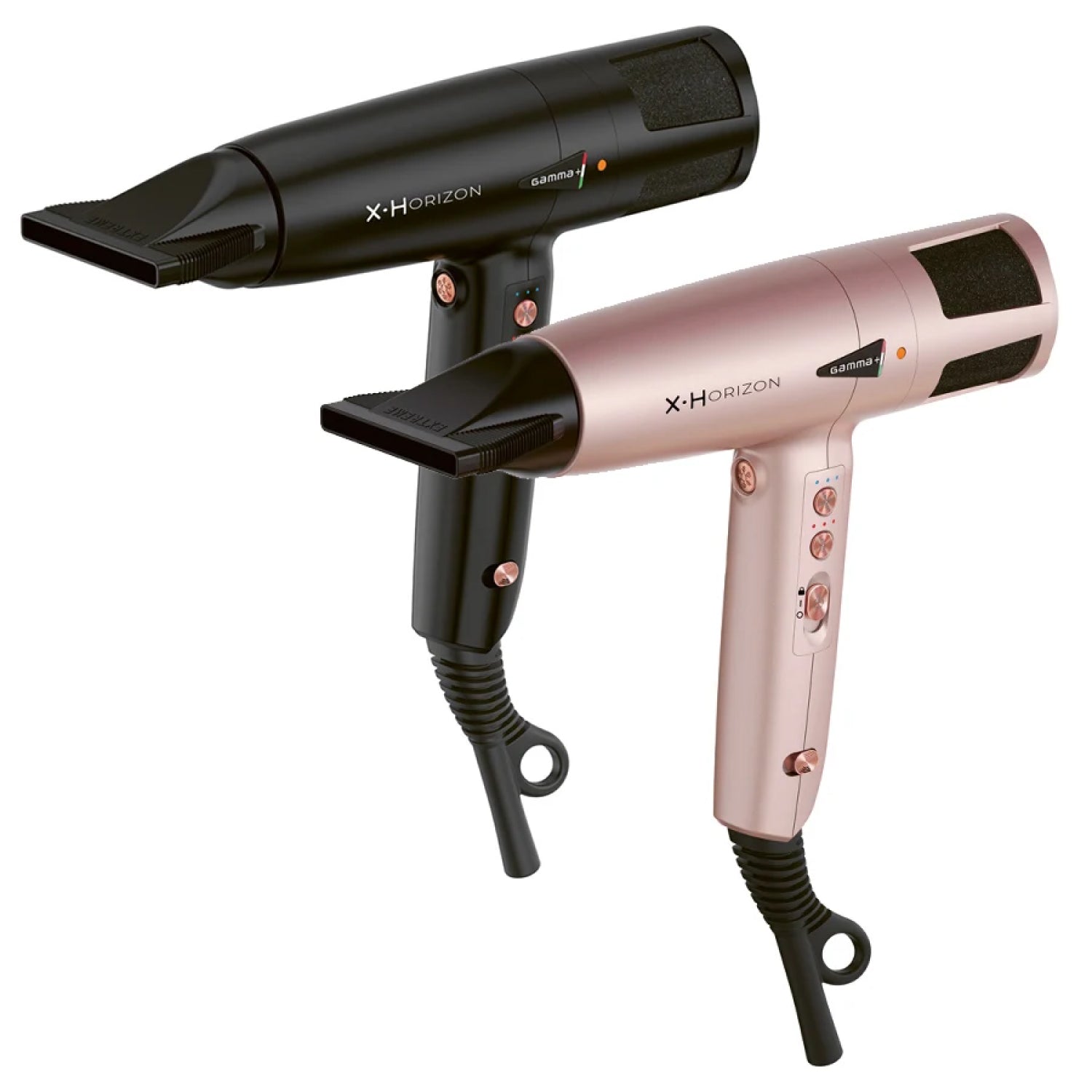 Фен для волосся Gamma Piu X-Horizon Matte Black 1400-1600 W Hairdryer (PAHORIZONITB)