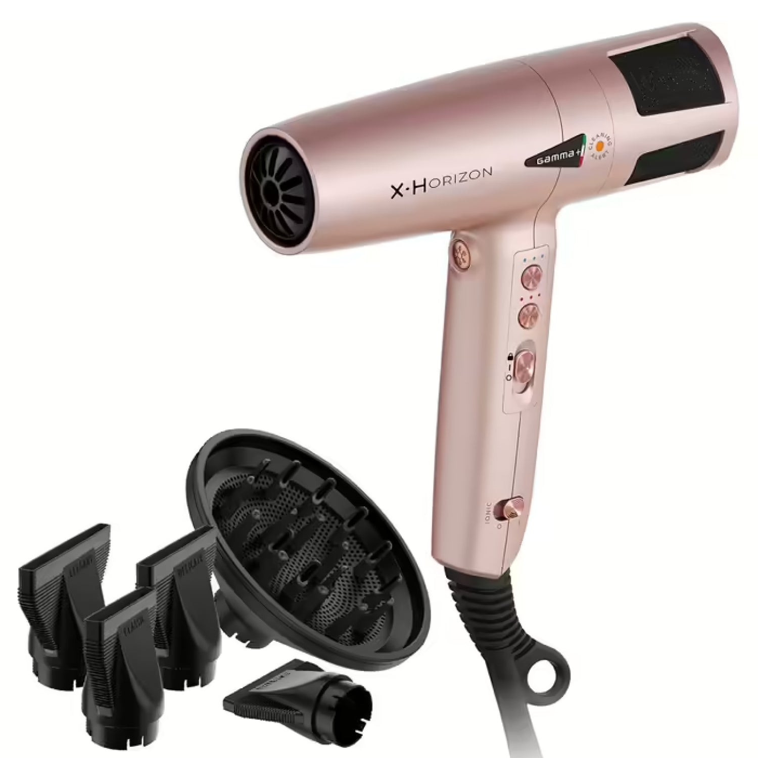 Фен для волосся Gamma Piu X-Horizon Gold Rose 1400-1600 W Hairdryer (PAHORIZONITGR)