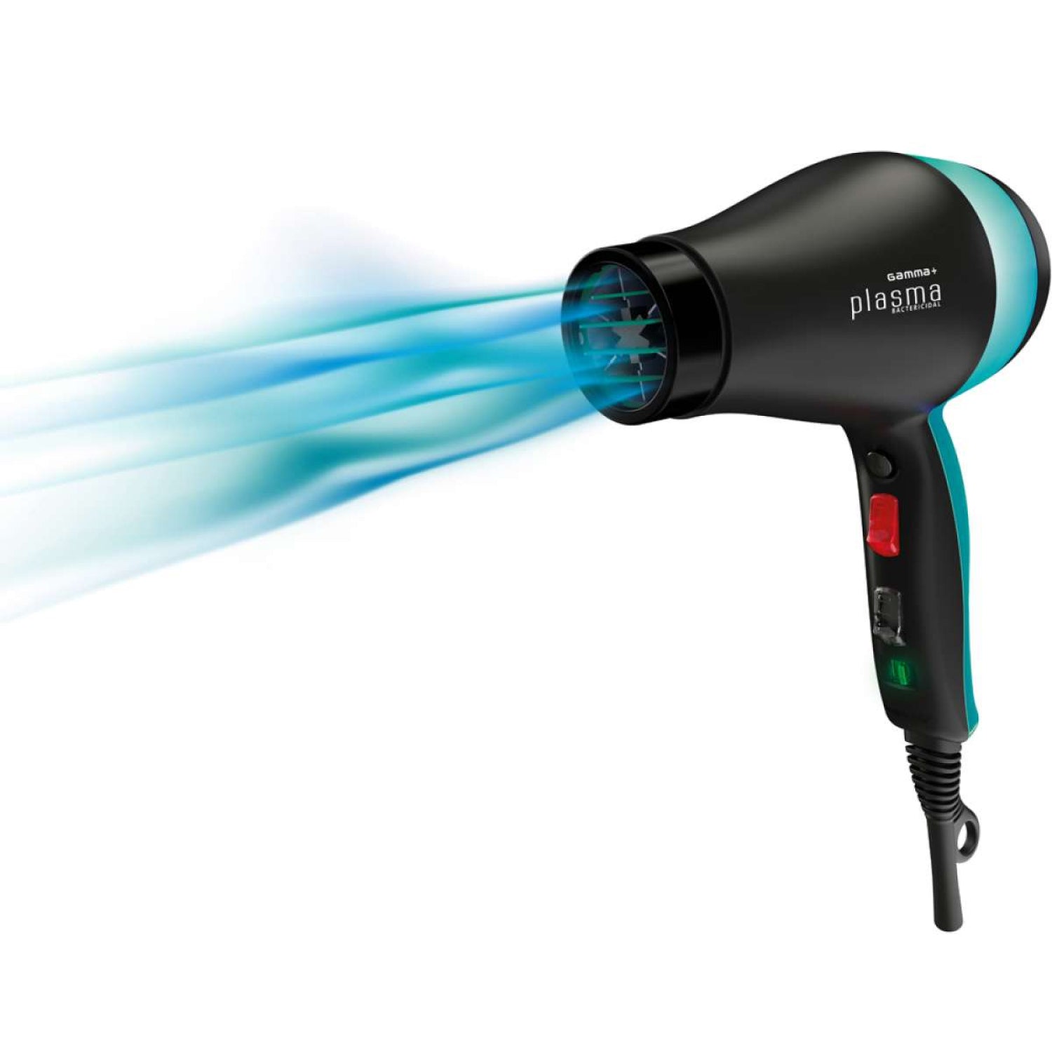 Фен для волосся Gamma Piu Plasma Bactericidal Green 1700-2000 W Hairdryer (PAPLASMABAC269)