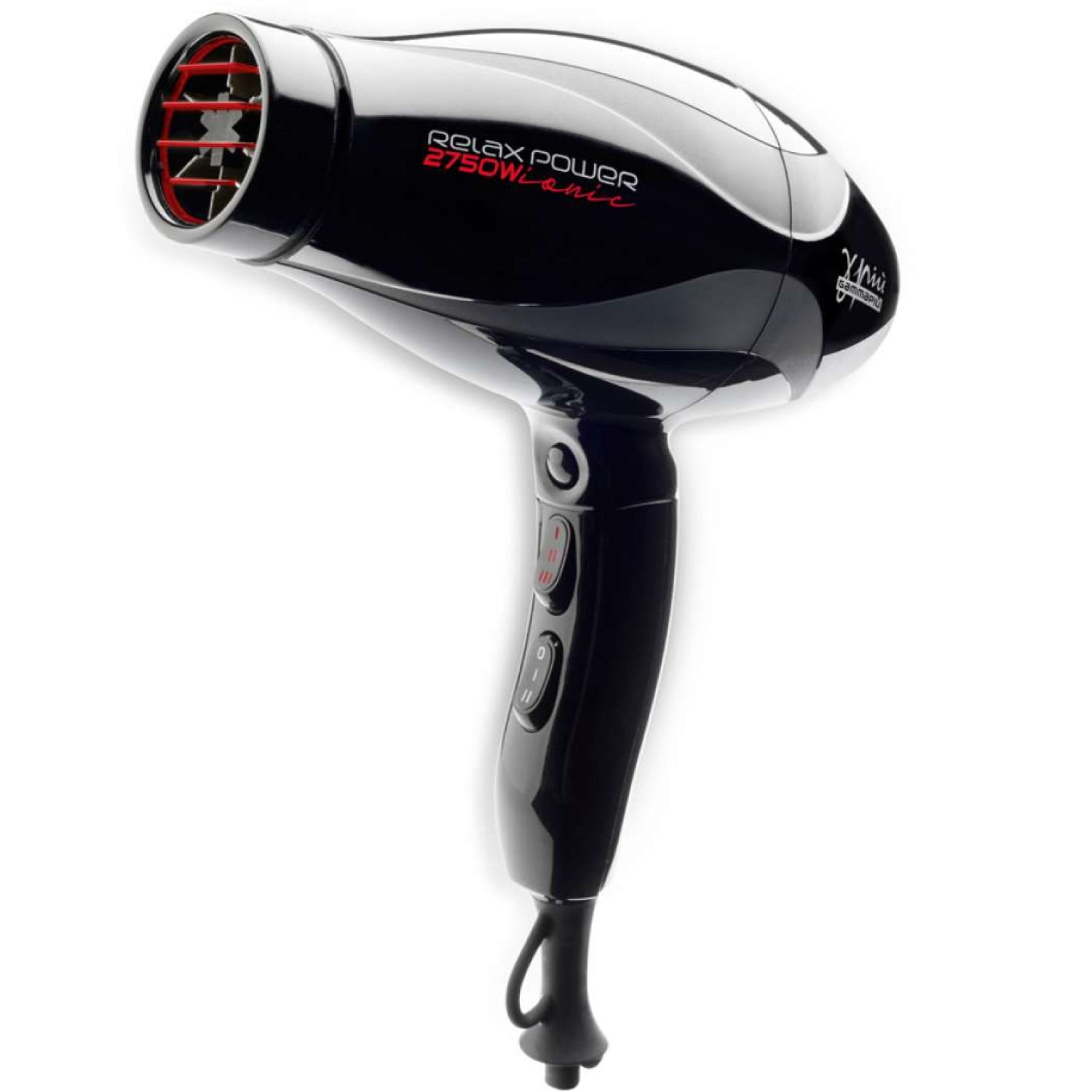 Фен для волосся Gamma Piu Relax Power Ionic Black 2350-2750 W Hairdryer (PAPOWIONGSK032)