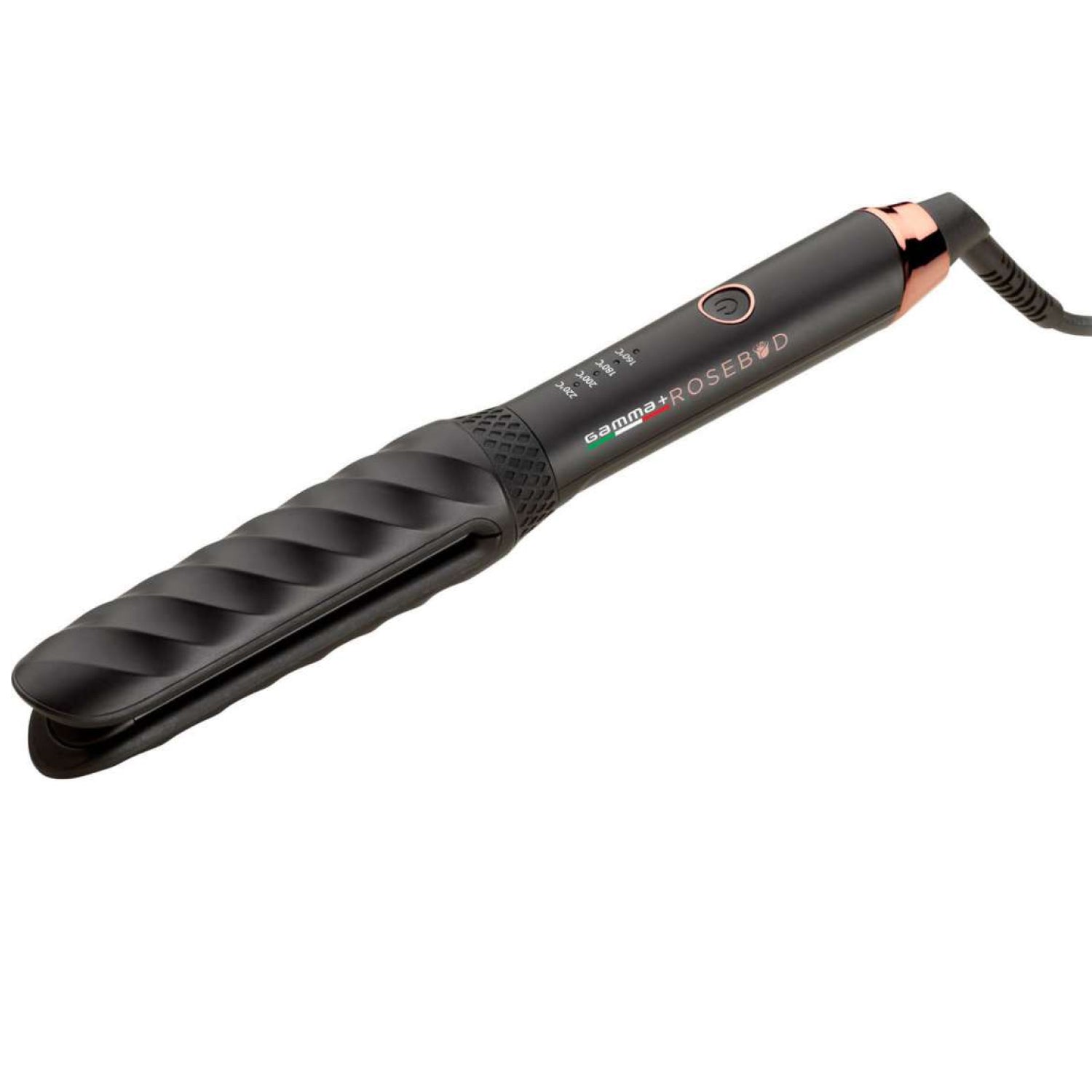 Вирівнювач-плойка для волосся Gamma Piu Rosebud Black Straightener (PFERROSEBUD)