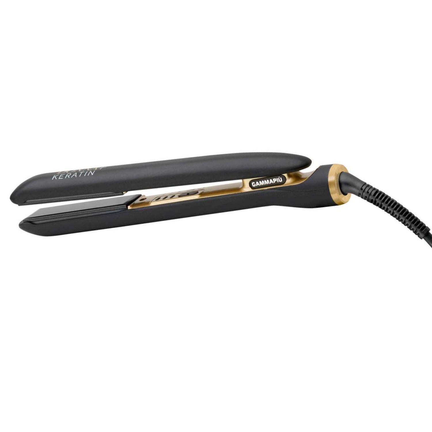 Вирівнювач для волосся Gamma Piu Donna+ Keratin Black/Gold Straightener (PPIADOKERIT)