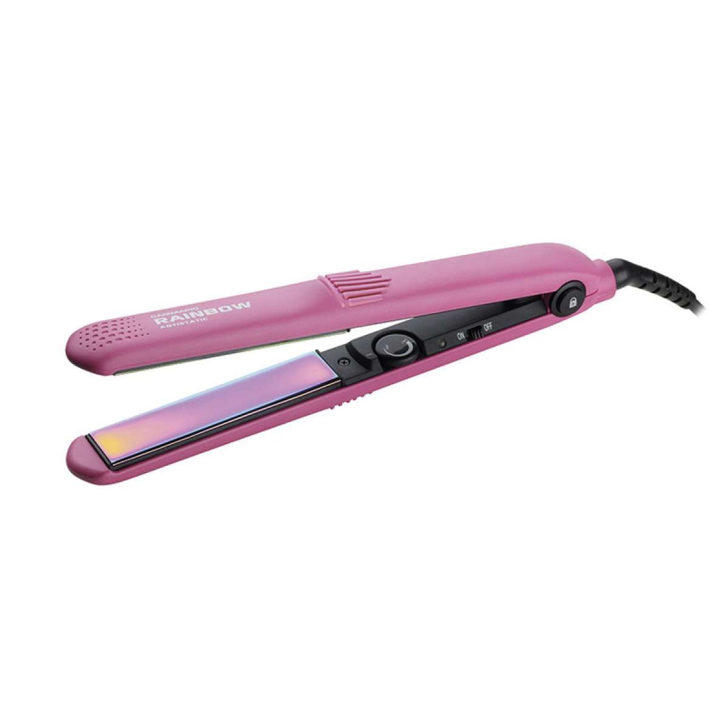 Вирівнювач для волосся Gamma Piu Rainbow Pink Straightener (PPIARAINBITP)