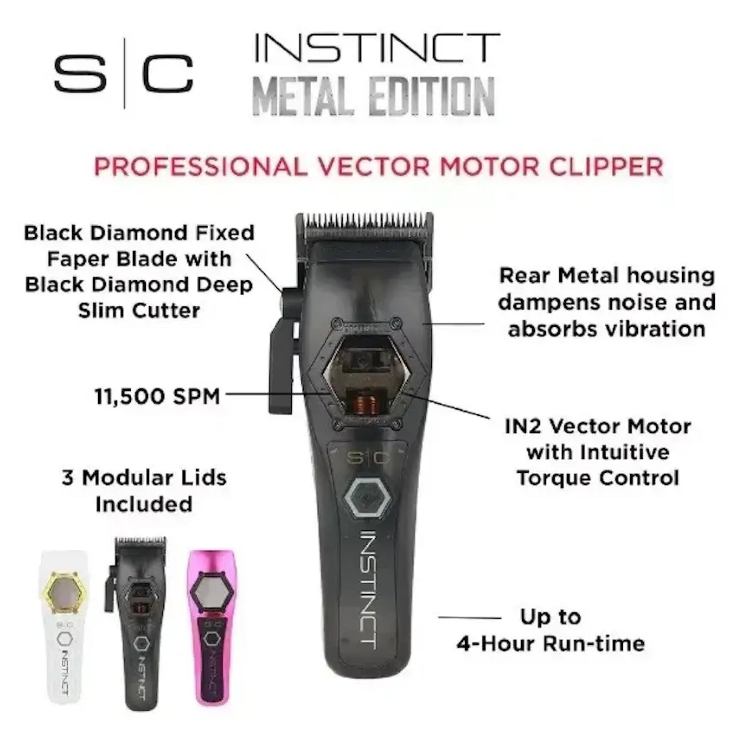 Машинка для стрижки Style Craft Instinct Metal Edition Clipper (SCIME)