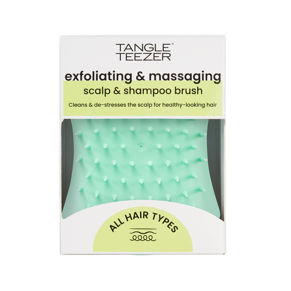 Щітка для масажу голови Tangle Teezer The Scalp Exfoliator and Massager Green Whisper