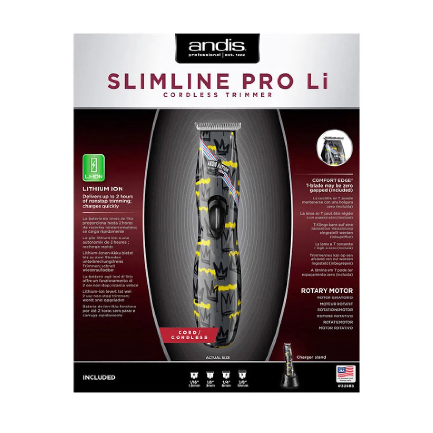 Тример Andis Slimline Pro Li D8 Nation Crown-AN 32685-Andis-Blade Runner Shop | Інтернет-магазин інструментів для перукарів (4)