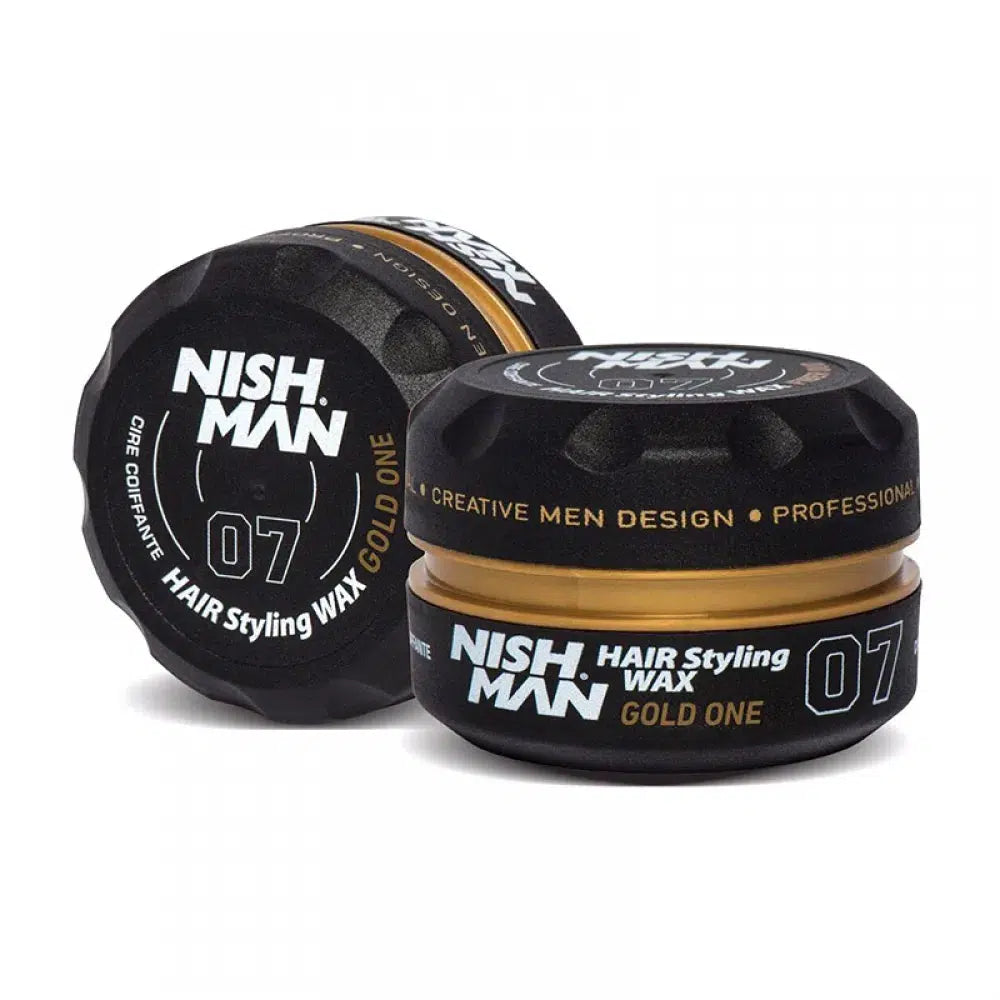 Віск для стилізації волосся Nishman Hair Wax 07 Gold One 150 мл-СM00008-Nishman-Blade Runner Shop | Інтернет-магазин інструментів для перукарів (1)