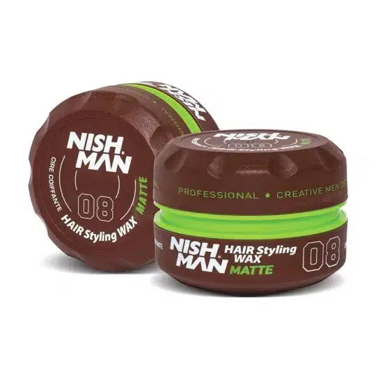 Віск для стилізації волосся Nishman Hair Wax 08 Matte 150 мл-СM00009-Nishman-Blade Runner Shop | Інтернет-магазин інструментів для перукарів (1)