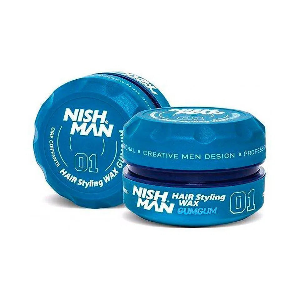 Віск для укладання Nishman Hair Wax Gum-Gum 01-СM00005-Nishman-Blade Runner Shop | Інтернет-магазин інструментів для перукарів (1)