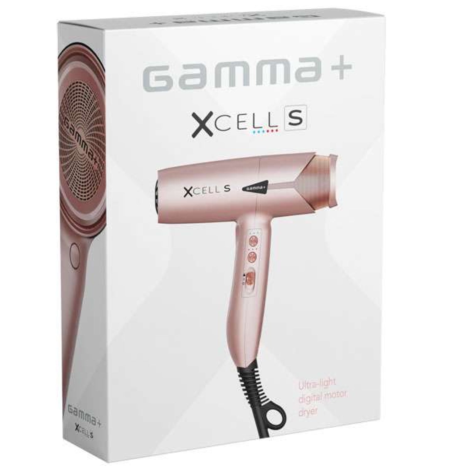 Фен для волосся Gamma Piu Xcell S Matt Black 1400-1600 W Hairdryer (pagamxcellsb)