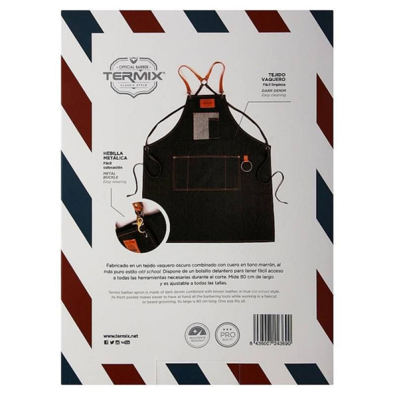 Termix Фартук парикмахерский защитный для мастеров Barber Apron (P-DEL-BARBER)