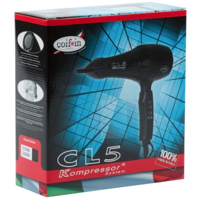 Фен для волос, черный Coifin CL5R Black 2300W (CL5R)