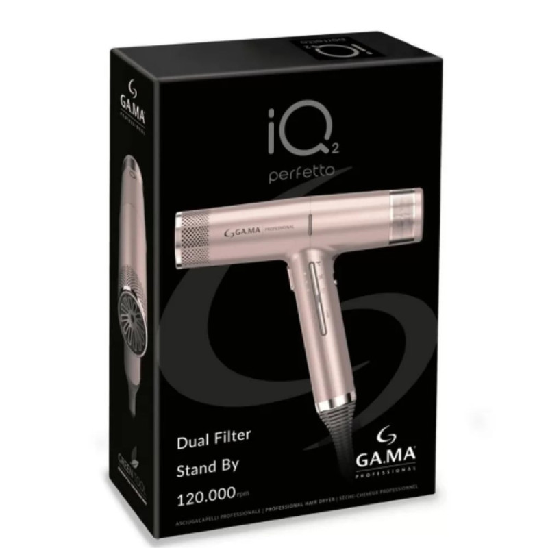 GAMA Фен профессиональный iQ2 Perfetto Oxy Active Rose Gold PH6075.PK