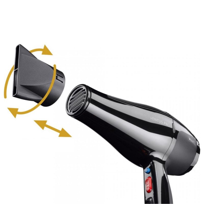Wahl Фен для волос профессиональный мощный ионный Ventus Pro Black (4352-0470)
