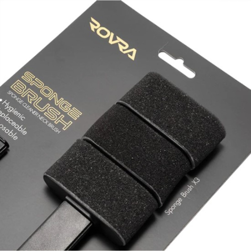 Rovra Щітка для шиї губка Sponge Neck Duster Black (00004138)