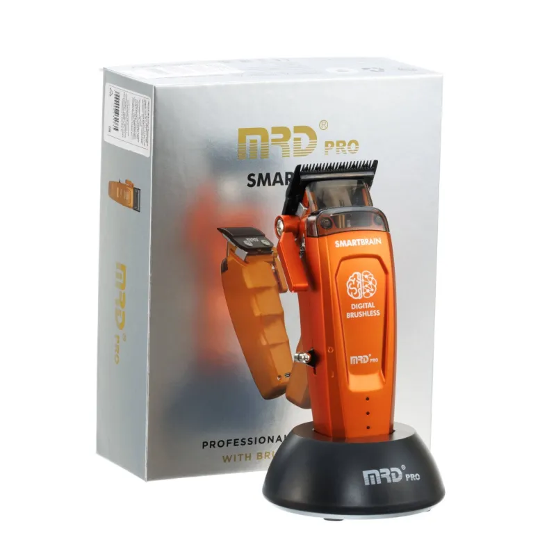 MRD PRO Профессиональная машинка для стрижки Smartbrain 2.0 Orange (HC-90-4HO)