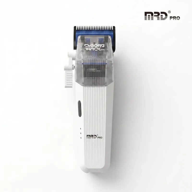 MRD PRO Професійна машинка для стрижки, чорна Cyborg Track GTR White (HC-666CT-W)