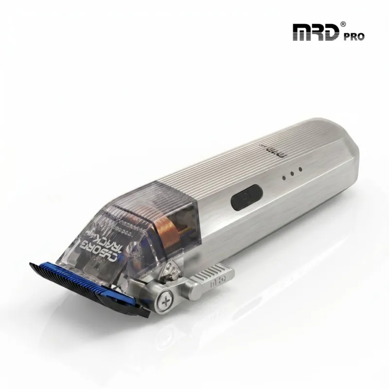 MRD PRO Професійна машинка для стрижки, чорна Cyborg Track GTR White (HC-666CT-S)
