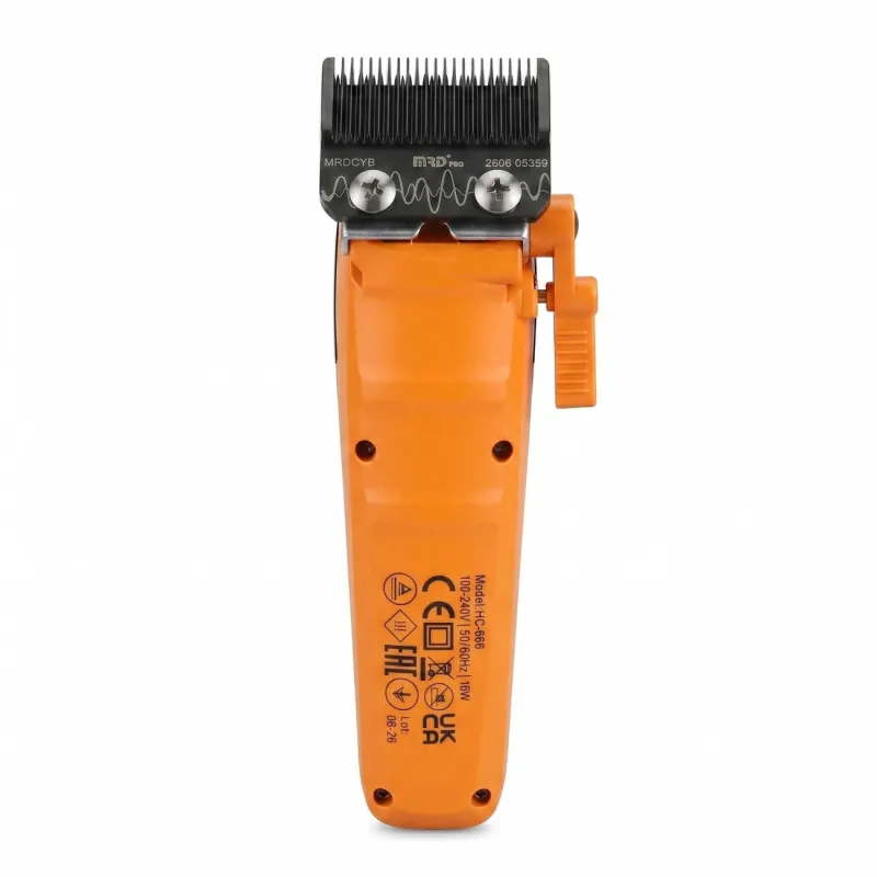 MRD PRO Профессиональная машинка для стрижки Cyborg Track GTR Orange (HC-666CT-HO)