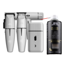 JRL Набір Onyx Ghost Collection 3 машинка тример шейвер фен (JRL-GH2024-3) + JRL Спрей для догляду за ножами 5в1 Blade Spray (JRL-BS2401)