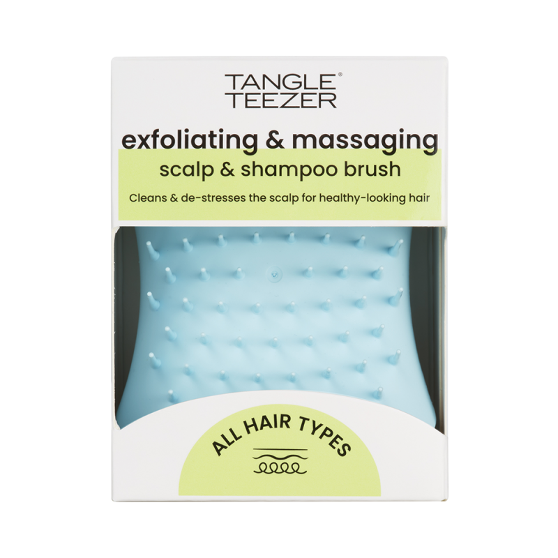 Tangle Teezer щетка для массажа головы и пилинга Scalp Exfoliator Seafoam Blue