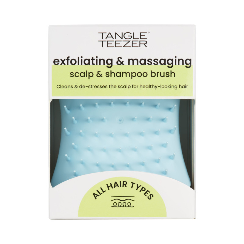 Tangle Teezer щетка для массажа головы и пилинга Scalp Exfoliator Seafoam Blue