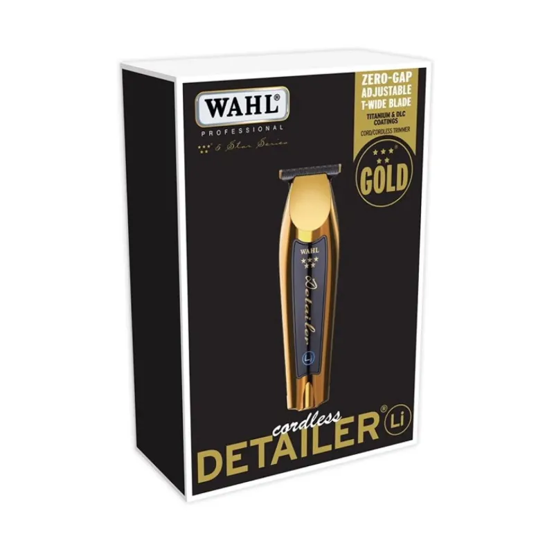 Wahl Триммер профессиональный Detailer Li Gold Edition аккумуляторный (08171-716)